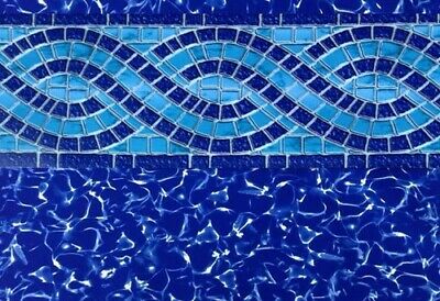 Above Ground Pool Liner, Unibead, Round, 24' x 52", Willow Creek Liner Doctor