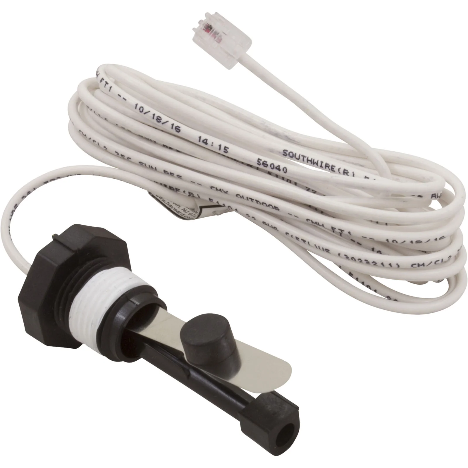 Hayward AquaRite Replacement Flow Switch w/15' Cable, No Tee (GLX-FLO-RP) - Image 2