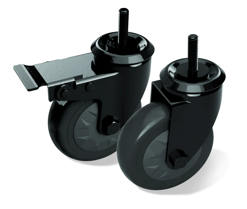 Big Green Egg Caster Kit for Modular Nests, Nests & Wood Tables (120410)