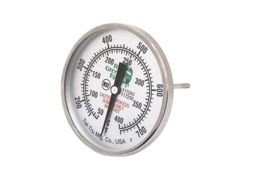 Big Green Egg External Temperature Gauge, Large Dial, 750°F (fits all except Mini) (117250)