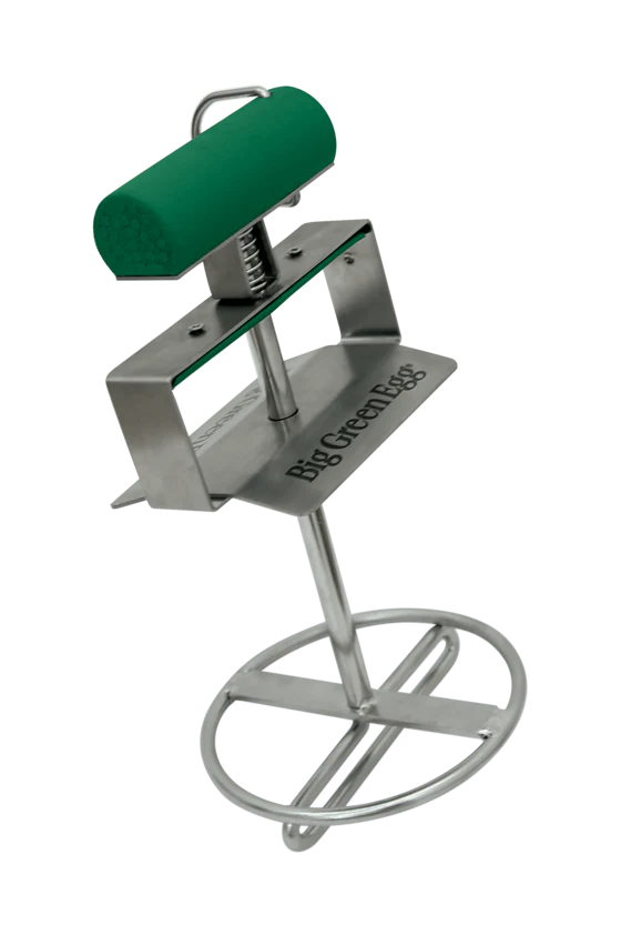 Big Green Egg Grid Lifter-Heavy Duty Steel with Soft Grip Handle (127341)