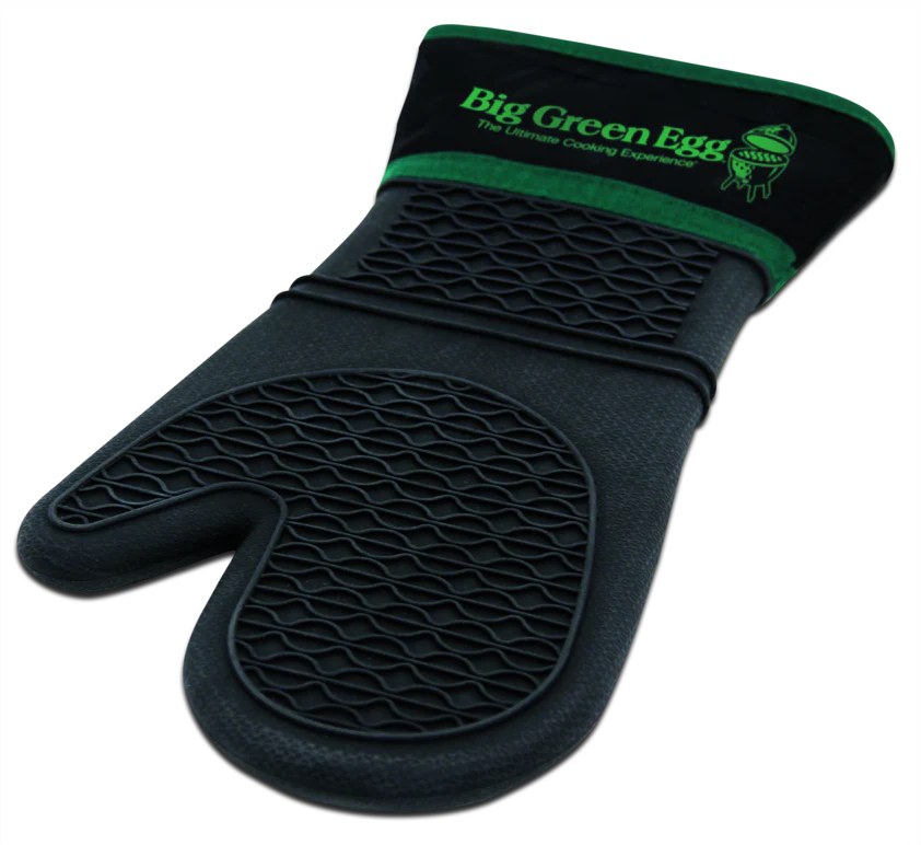 Big Green Egg Heat-Resistant Silicone Mitt w/Fabric Cuff (117083)