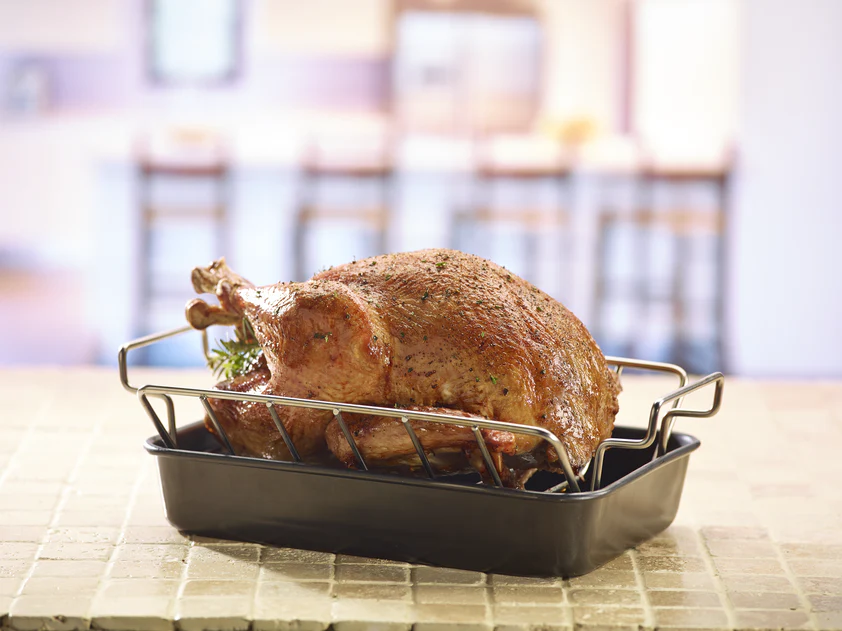 Big Green Egg Rectangular Drip Pan, Non-Stick, 14" x 10" (117397)