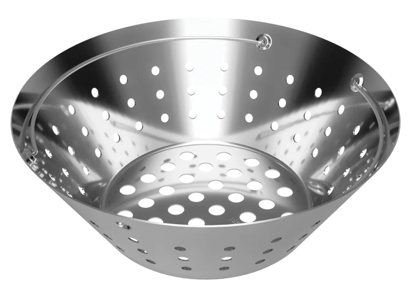 Big Green Egg Stainless Steel Fire Bowl for Large Egg (122674)
