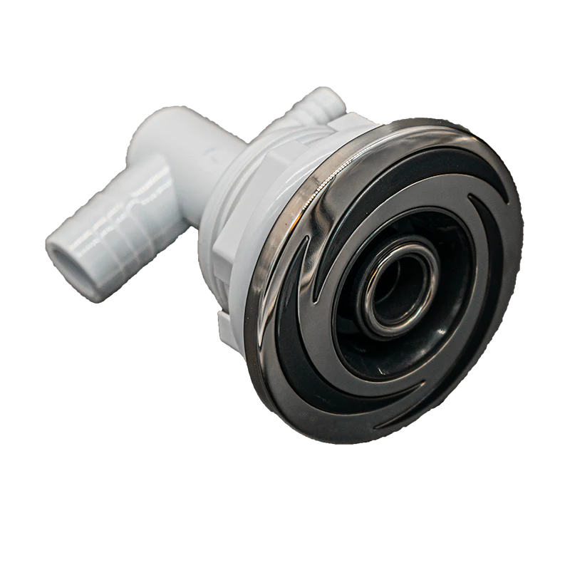 DreamMaker Spas Replacement Jet, 3 3/8", S/S Adjustable w/Nut & Gasket (309001)