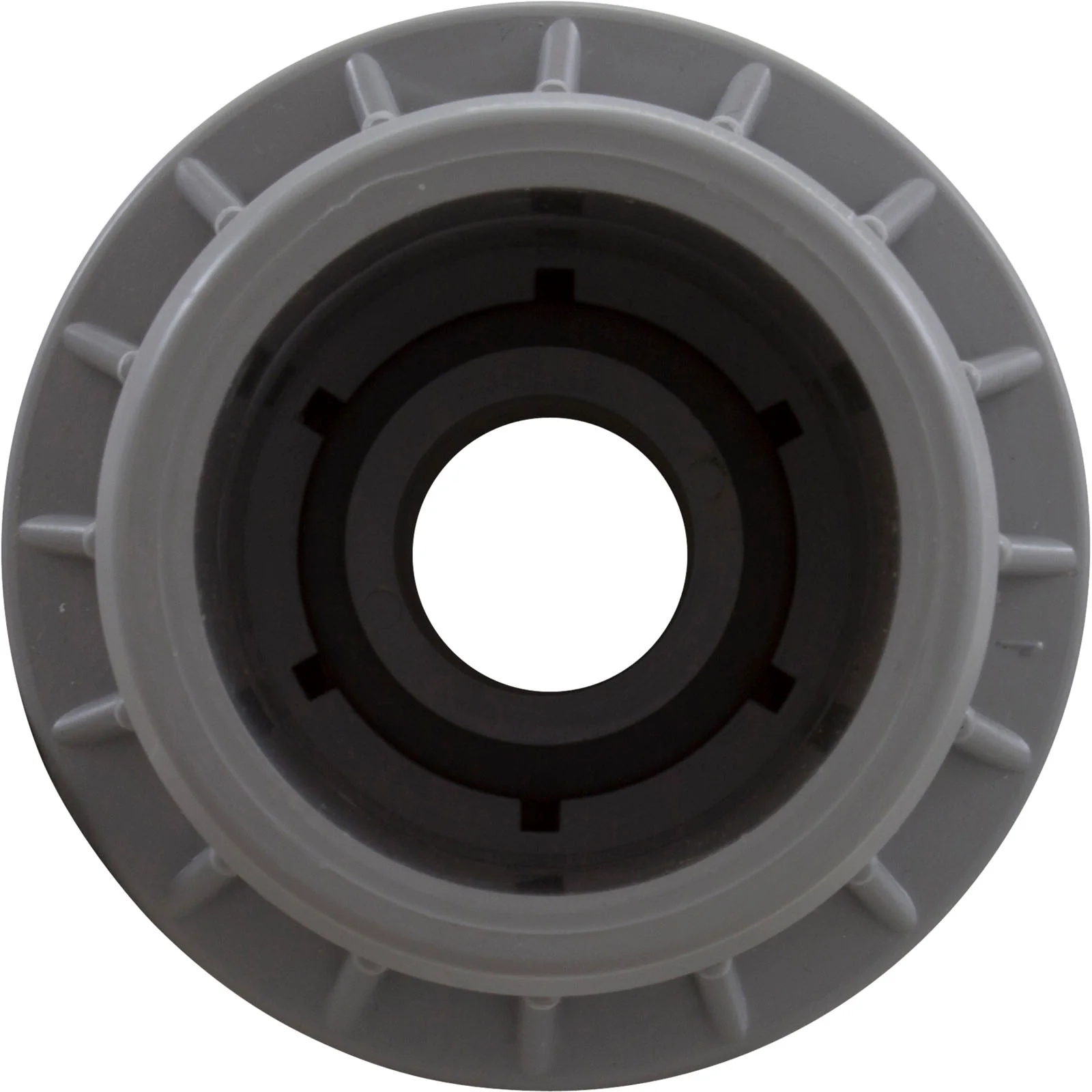 Fiberglass Wall Fitting & Flush Eyeball, 1 1/2" Socket x 2" Spigot, Gray (25523-701-000) - Image 5