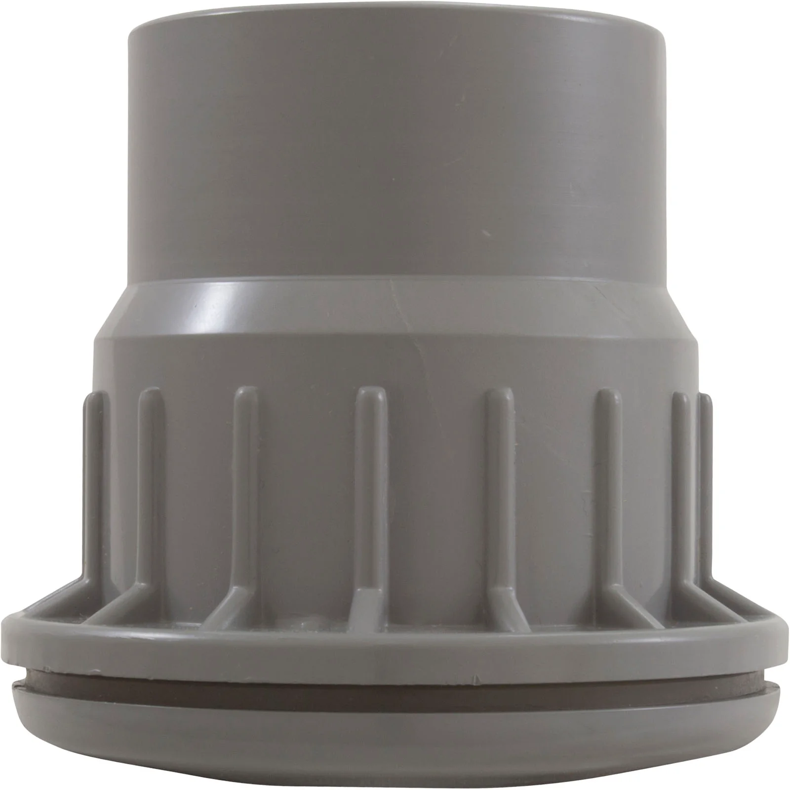 Fiberglass Wall Fitting & Flush Eyeball, 1 1/2" Socket x 2" Spigot, Gray (25523-701-000) - Image 6