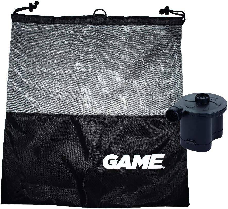 GAME Adventure Pack Battery Operated Pump w/Mesh Storage Carry Bag (93719-BB) - Image 5