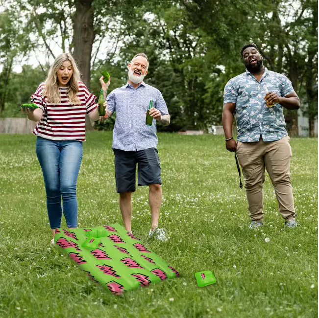 GAME Inflatable Corn Hole Game, Retro Print (44009-BB) - Image 5