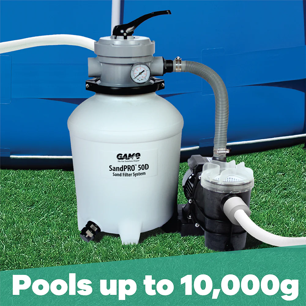 GAME SandPro Sand Filter System, 1/2HP Pump, 50lb. Sand Filter (4710) - Image 4