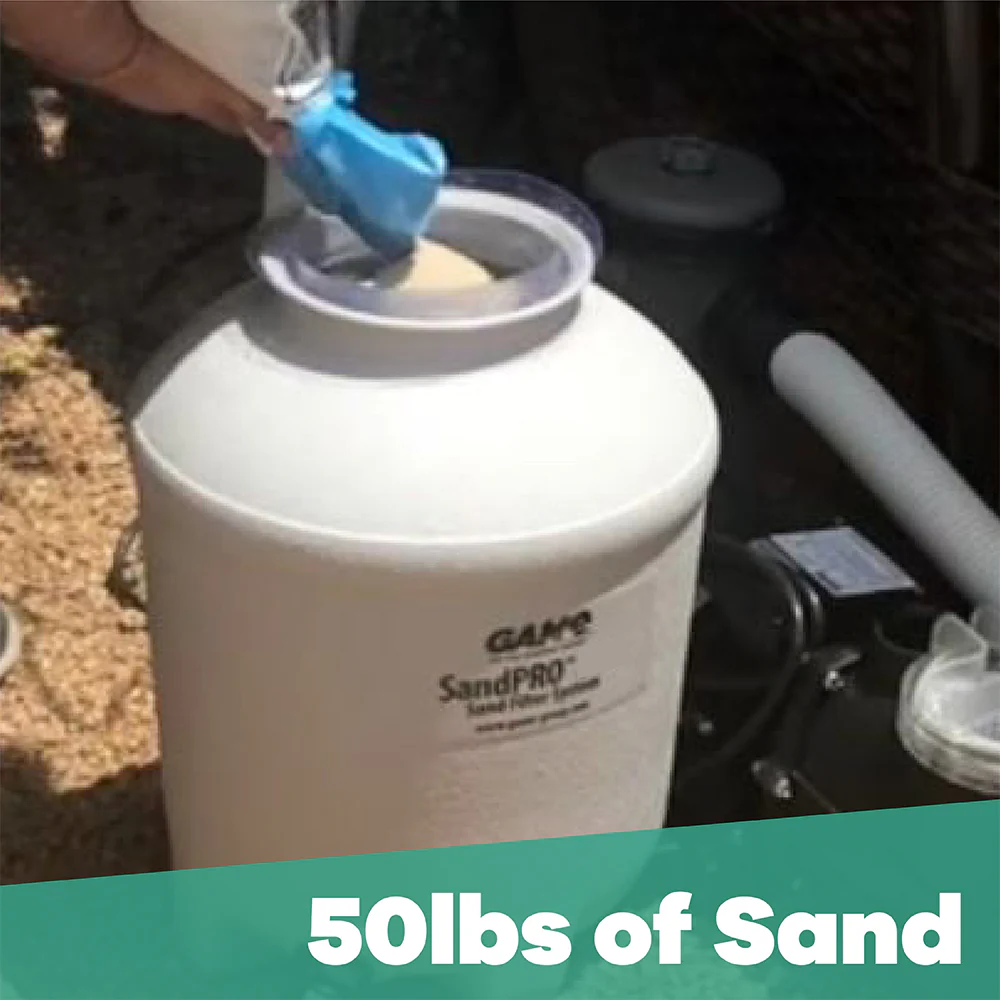 GAME SandPro Sand Filter System, 1/2HP Pump, 50lb. Sand Filter (4710) - Image 5