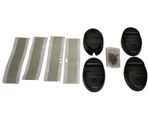 Hot Spring Replacement Cover Lock Set - Black 4/Set (71515)