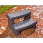 Hot Spring Spa Step, Polymer, Espresso