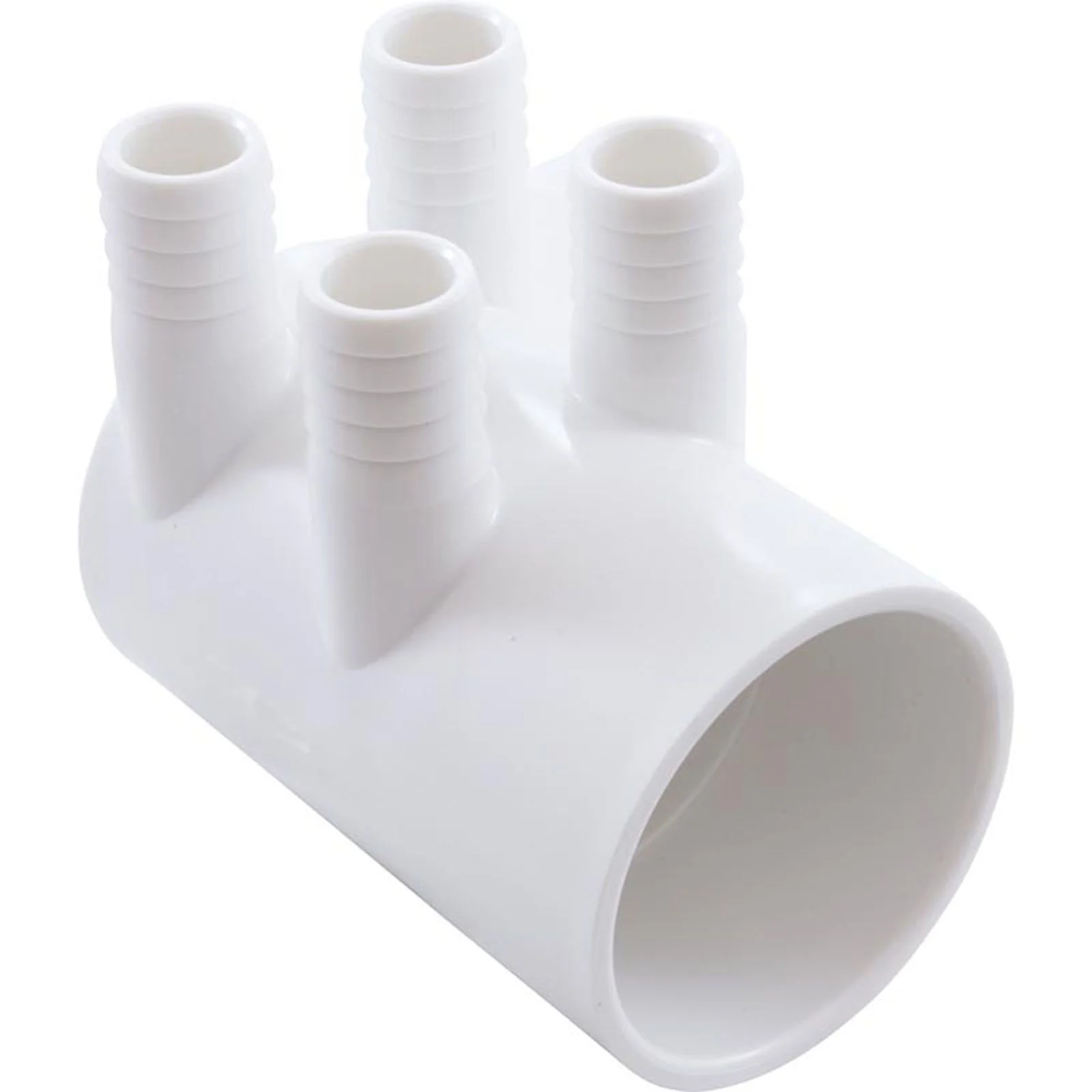 Manifold, 2" Slip, Dead End, 4 Port, 3/4" Barb (WM2XSKB-4)