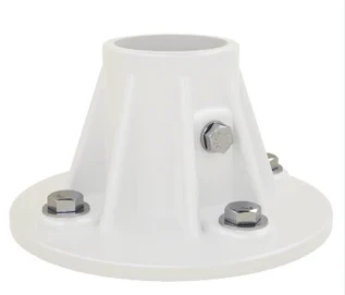 Perma-Cast Plastic Slide Flange w/Mounting Hardware for 1.9" OD Rails (PF-25-A)