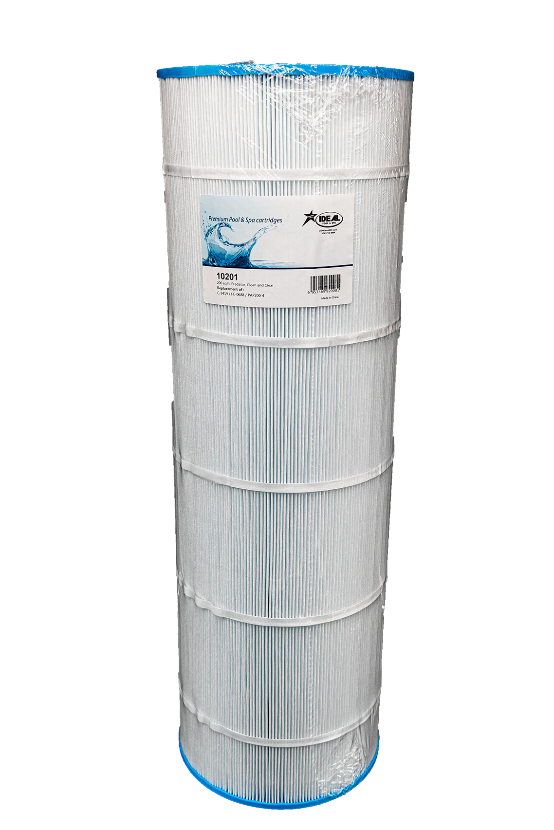 Pool Filter Cartridge, 10201, Clean & Clear 200 Sq. Ft., Replaces C-9419, FC-0688 & PAP200-4