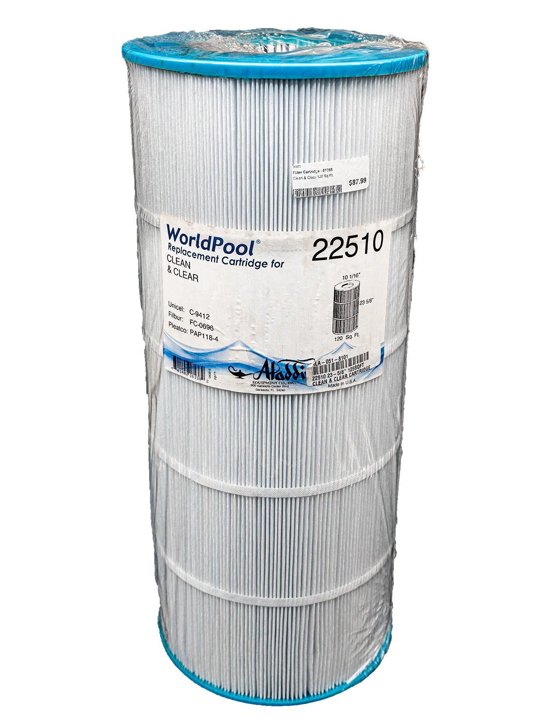 Pool Filter Cartridge, 81255, 125 Sq. Ft. Clean & Clear, Replaces C-9412