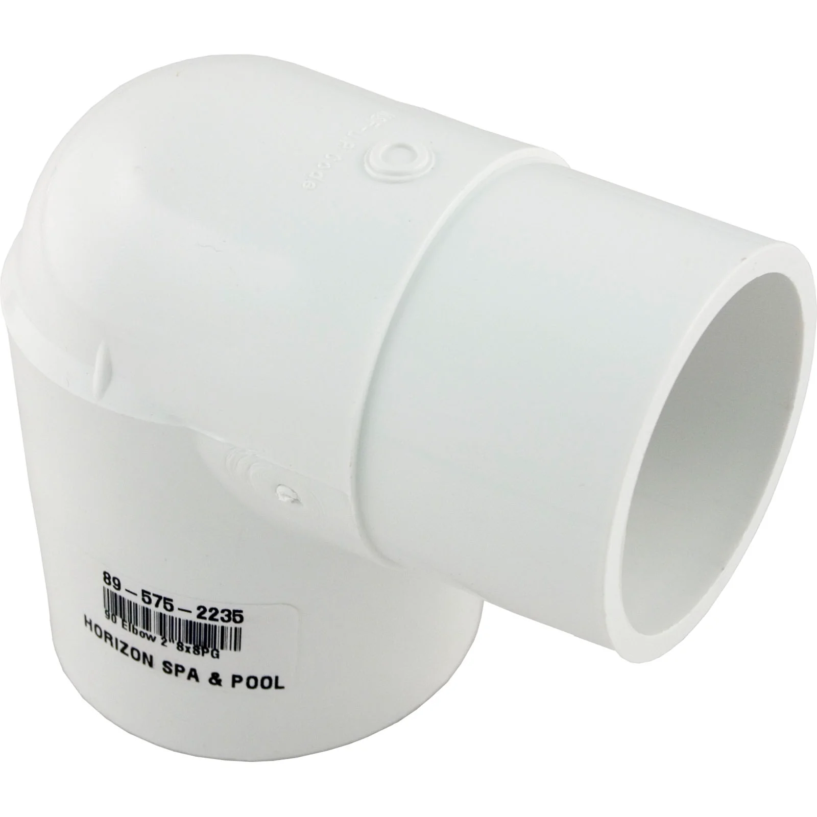 PVC Fitting, Elbow, 2" Slip x 2" SPG, 90 Degree (409-020)