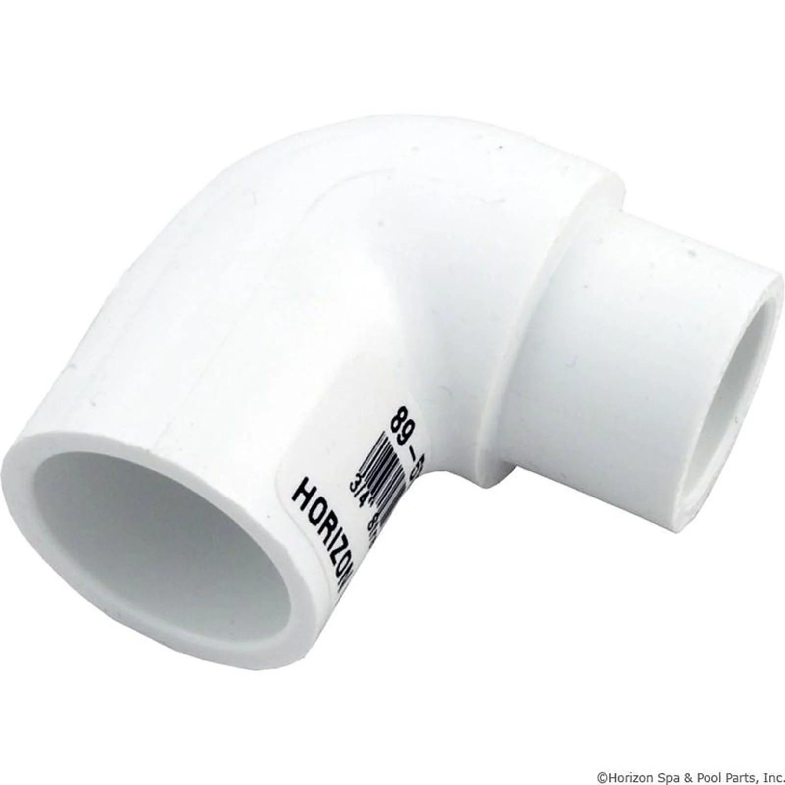 PVC Fitting, Elbow, 90 Degree 3/4" Slip x Spigot (409-007)