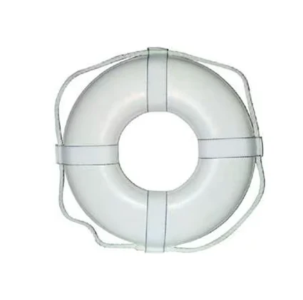 Ring Buoy, 19", White, United States Coast Guard Approved (10-206-WHI)