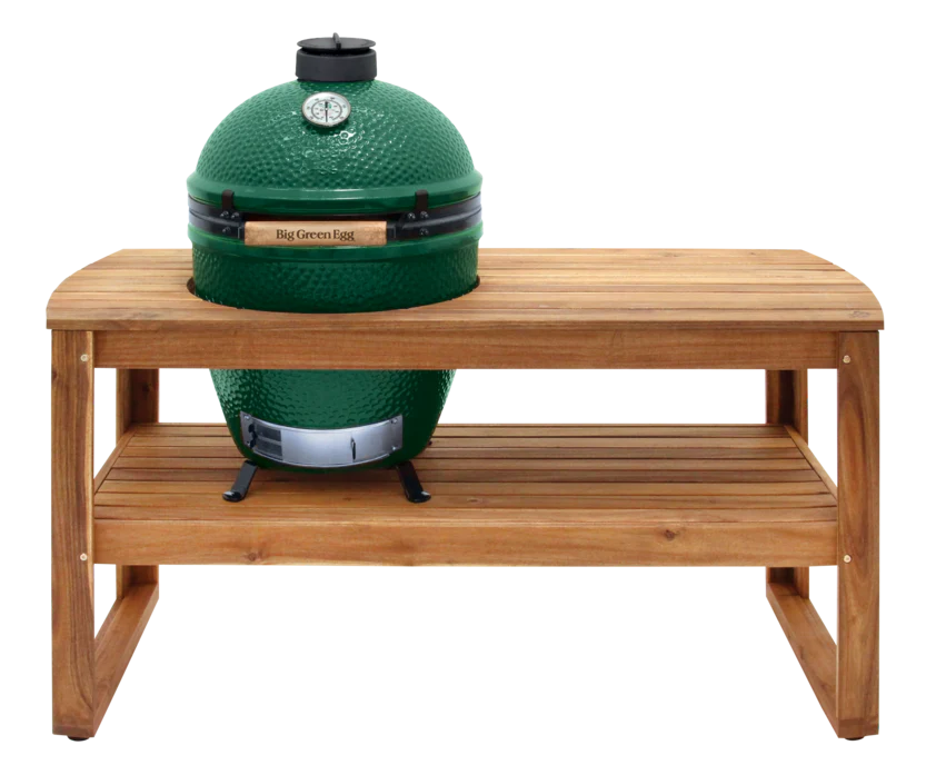 Solid Hardwood Acacia Table for Big Green Egg, Large (118257)