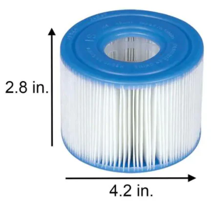 Spa Filter Cartridge, 40064, Intex S1