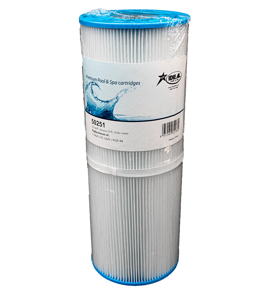 Spa Filter Cartridge, 50251, 25 Sq. Ft. Jacuzzi, Replaces C-5625, FC-1425 & PJ25-IN