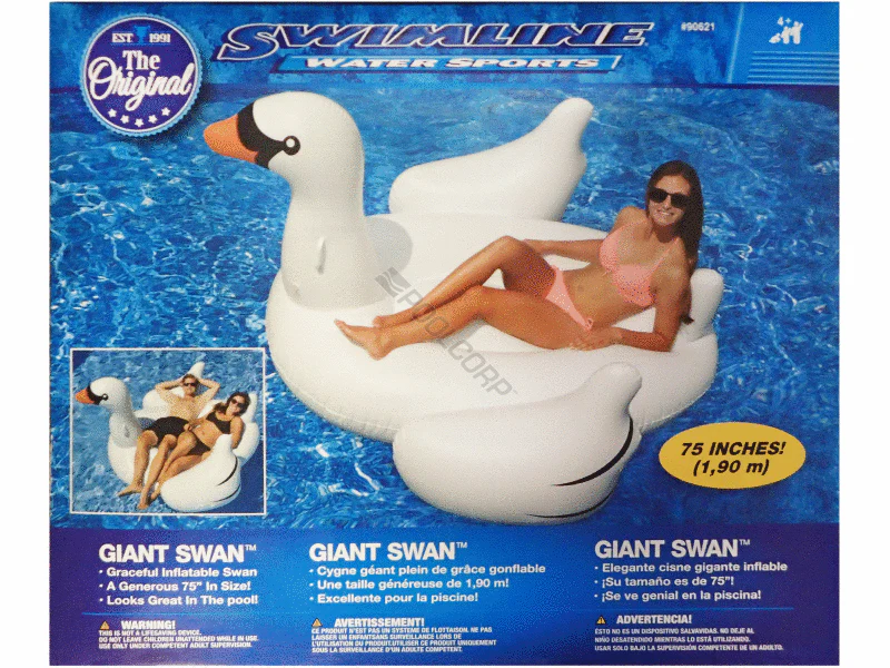 The Original Giant Swan Ride-On Float, 66" (90621) - Image 3