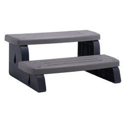 Waterway XL Spa Step, Charcoal, 800lb. Weight Capacity